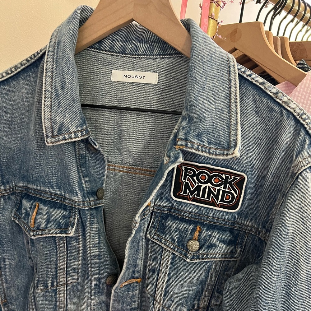 Moussy Rock Mind Denim Patchwork Jacket ✨🎸 - Picture 4 of 4
